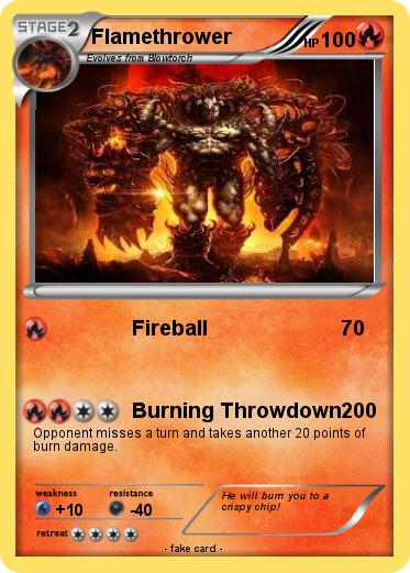 Pokemon Flamethrower