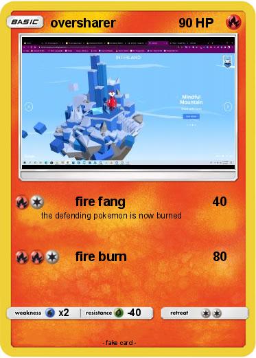 Pokemon oversharer
