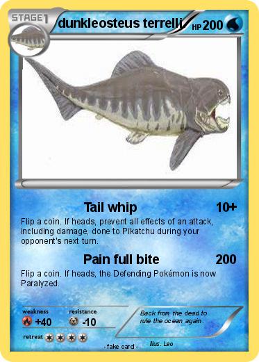 Pokemon dunkleosteus terrelli.