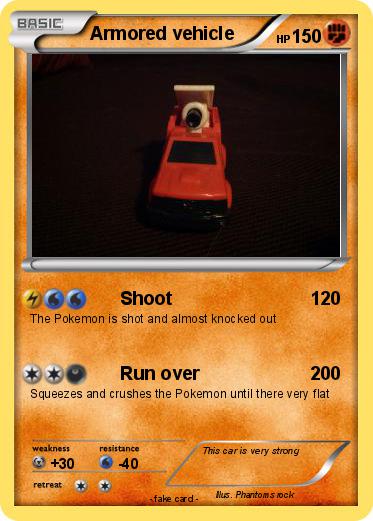 Pokemon Armored vehicle