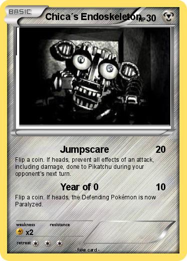 Pokemon Chica´s Endoskeleton
