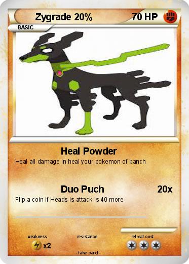 Pokemon Zygrade 20%