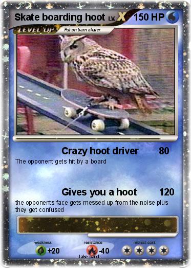 Pokemon Skate boarding hoot
