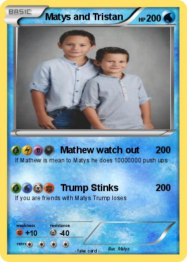 Pokemon Matys and Tristan
