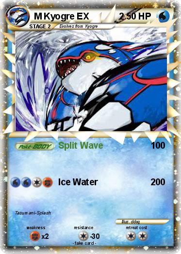 Pokemon M Kyogre EX            2