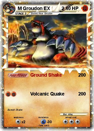 Pokemon M Groudon EX         2
