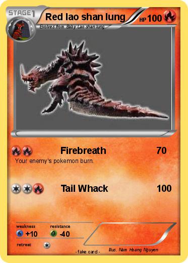 Pokemon Red lao shan lung