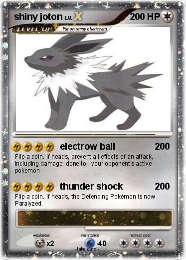 Pokemon shiny joton