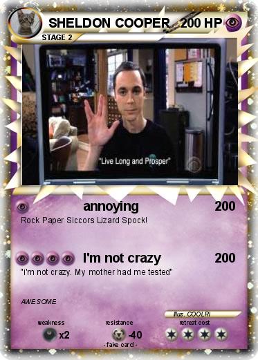 Pokemon SHELDON COOPER