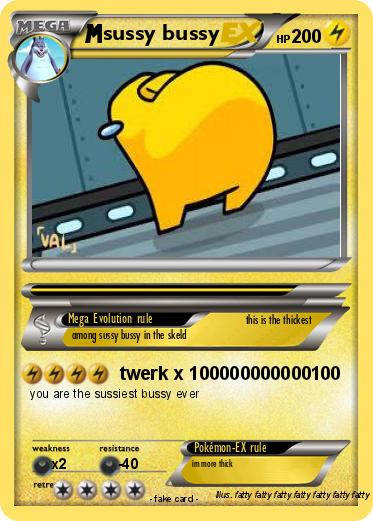 Pokemon sussy bussy