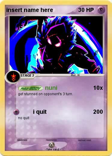 Pokemon insert name here