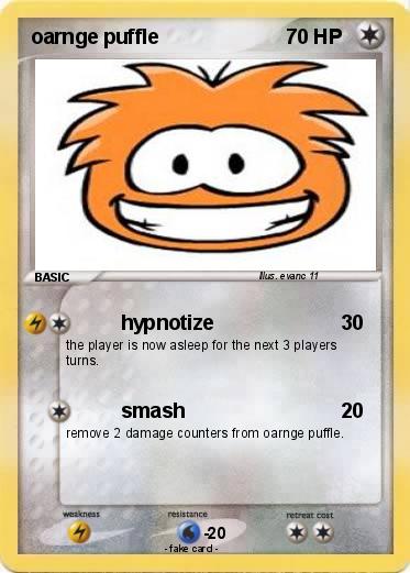 Pokemon oarnge puffle