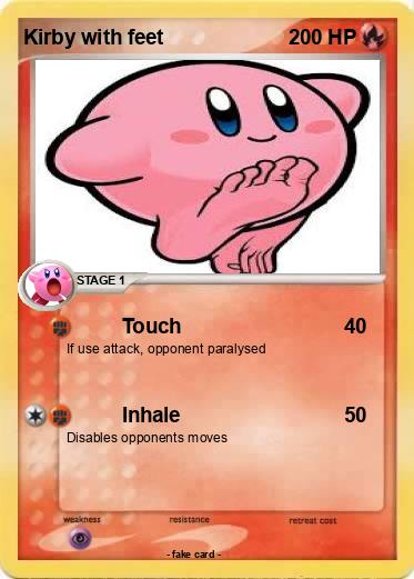 Pokemon Kirby with feet