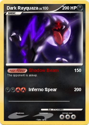 Pokemon Dark Rayquaza