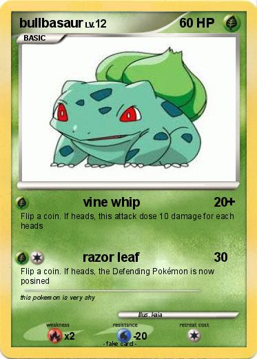 Pokemon bullbasaur