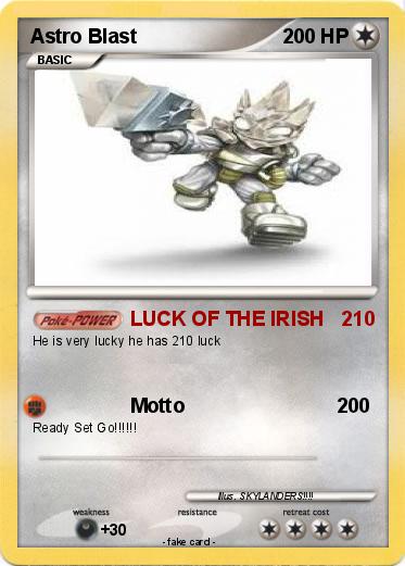 Pokemon Astro Blast