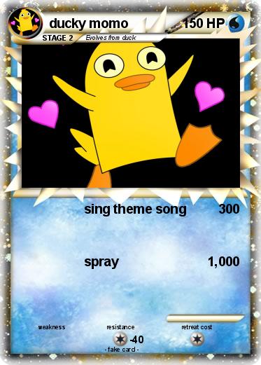 Pokemon ducky momo