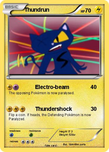 Pokemon Thundrun