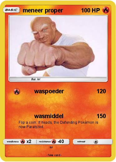 Pokemon meneer proper