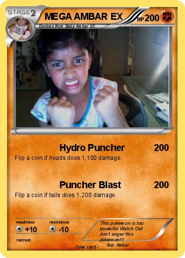 Pokemon MEGA AMBAR EX