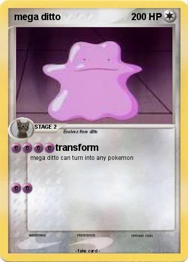 Pokemon mega ditto