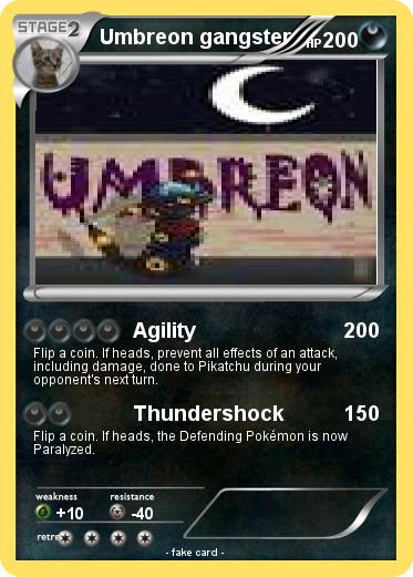 Pokemon Umbreon gangster