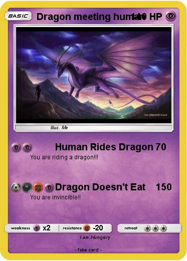 Pokemon Dragon meeting human