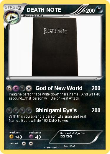 Pokemon DEATH NOTE
