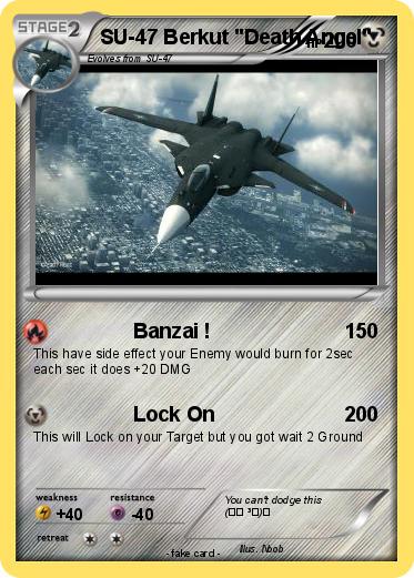 Pokemon SU-47 Berkut "Death Angel"