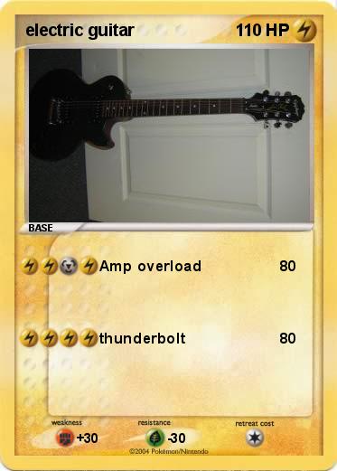 Pokemon electric guitar