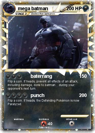 Pokemon mega batman