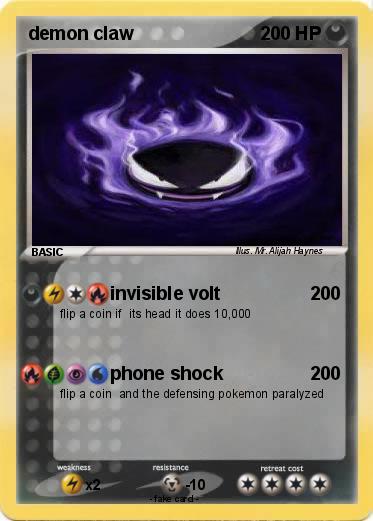 Pokemon demon claw