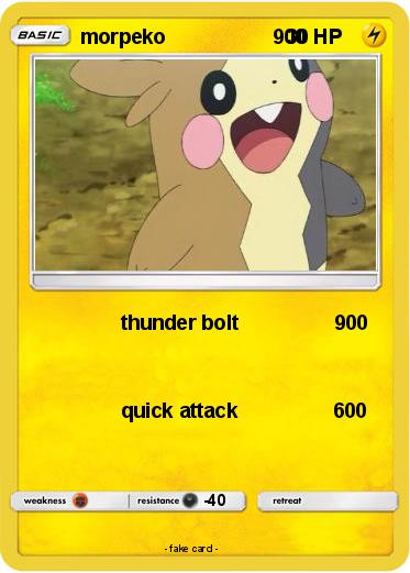 Pokemon morpeko                   900
