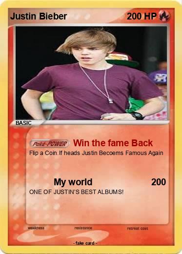 Pokemon Justin Bieber