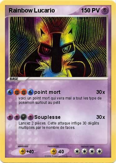 Pokemon Rainbow Lucario
