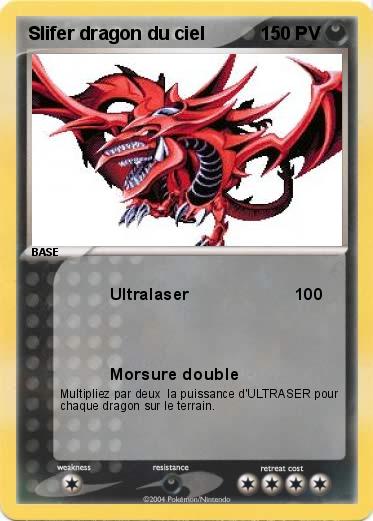 Pokemon Slifer dragon du ciel