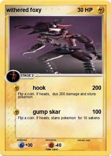 Pokemon withered foxy