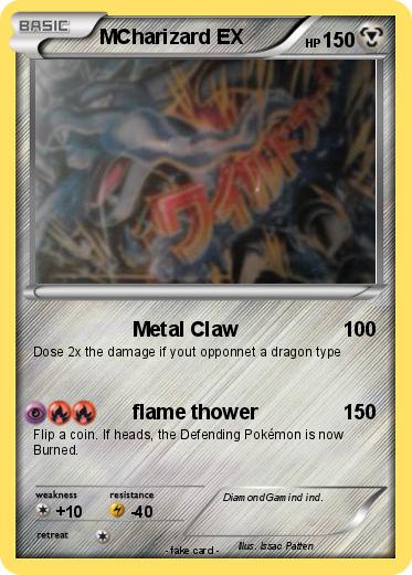 Pokemon MCharizard EX