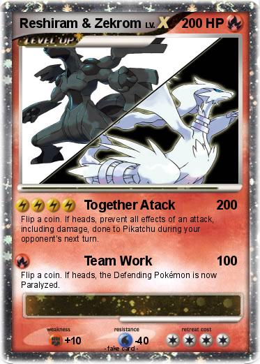 Pokemon Reshiram & Zekrom
