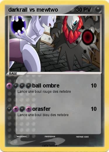 Pokemon darkrail vs mewtwo