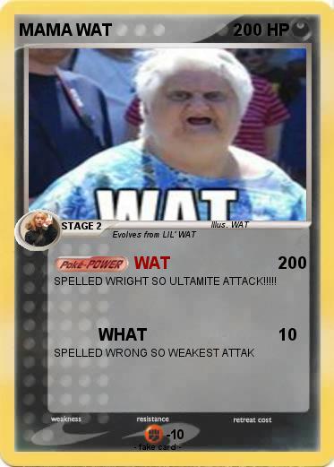 Pokemon MAMA WAT