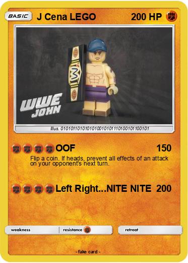 Pokemon J Cena LEGO
