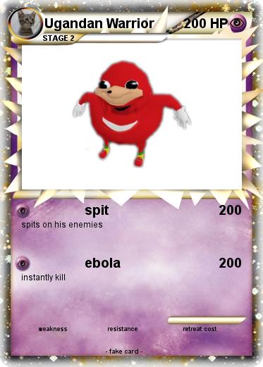 Pokemon Ugandan Warrior