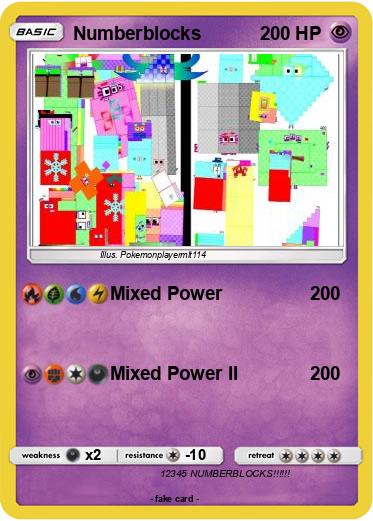 Pokemon Numberblocks