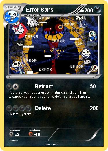 Pokemon Error Sans