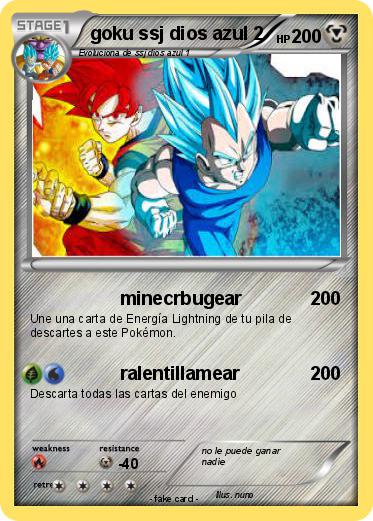 Pokemon goku ssj dios azul 2