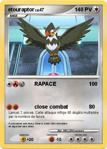 Pokemon etouraptor