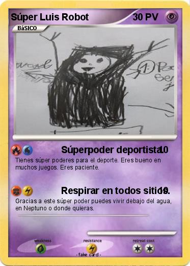 Pokemon Súper Luis Robot