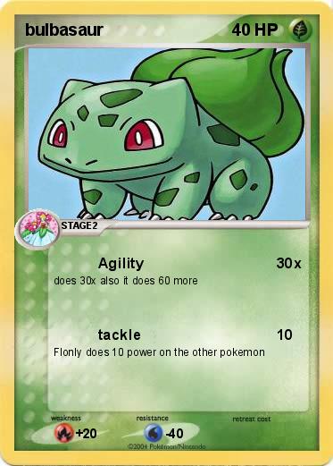 Pokemon bulbasaur