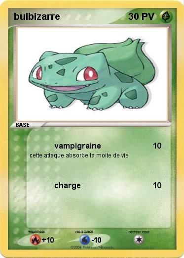 Pokemon bulbizarre